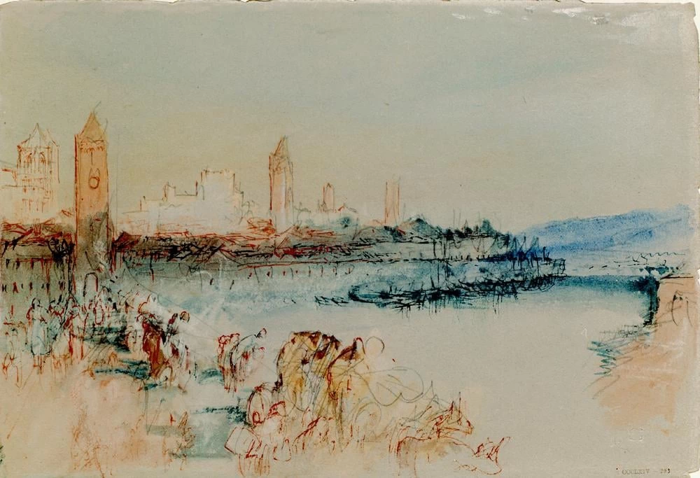 Ratisbona vista dal ponte, 1840 - London, Tate Britain